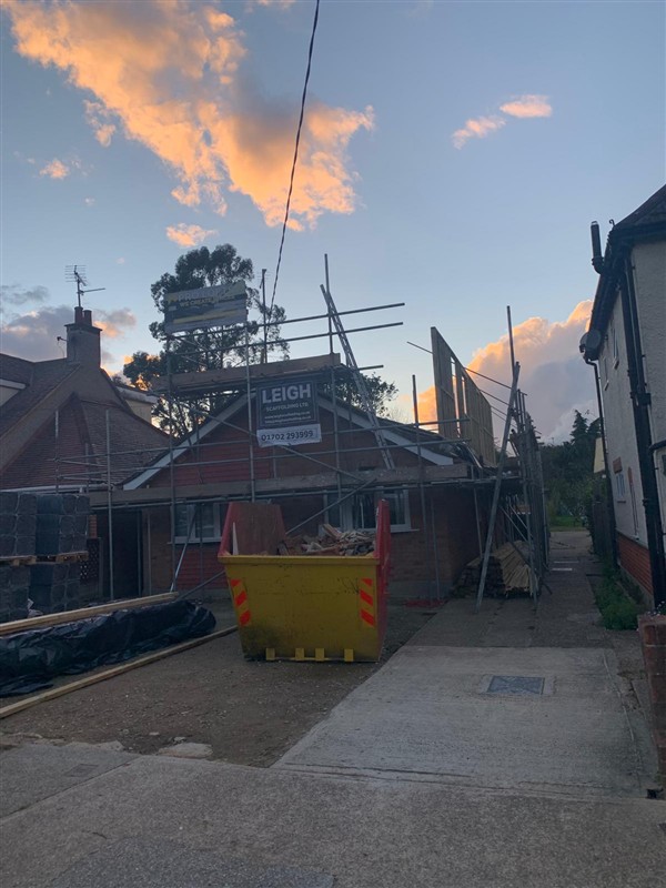 House renovation in progress