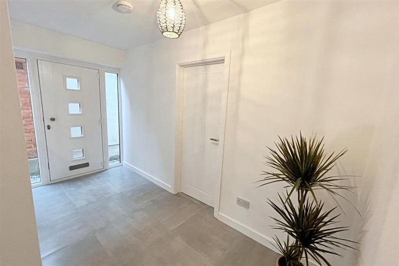 Entrance hallway with panelled doors