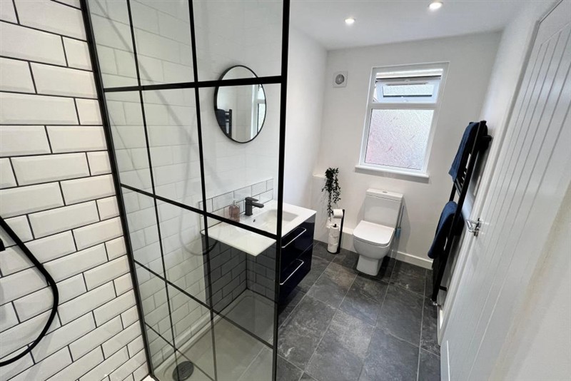 Tiled shower room