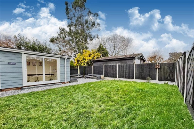 Garden lawn and garden room